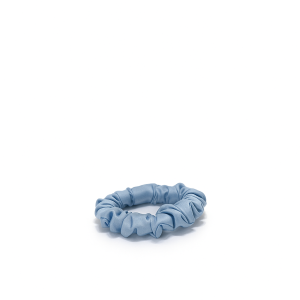 Blå scrunchie